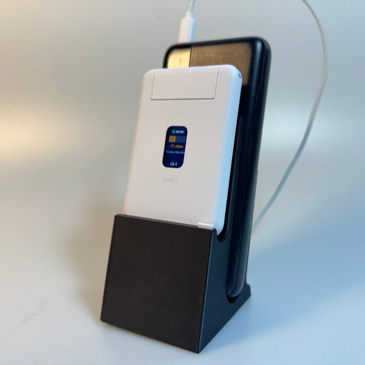 Unifi Travel Router Ständer mit Powerbank Halterung